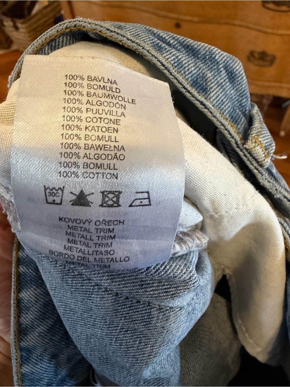 RAGGED JEANS Light Wash High Rise Straight Leg - Picture 8 of 9